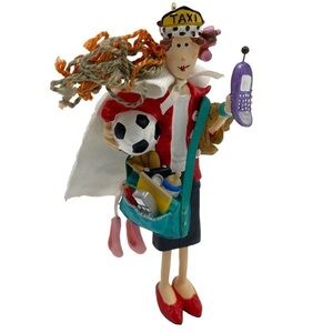 HALLMARK Queen of Muli-tasking Christmas Ornament 2004 Super Hero Mom